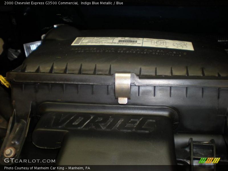 Indigo Blue Metallic / Blue 2000 Chevrolet Express G3500 Commercial