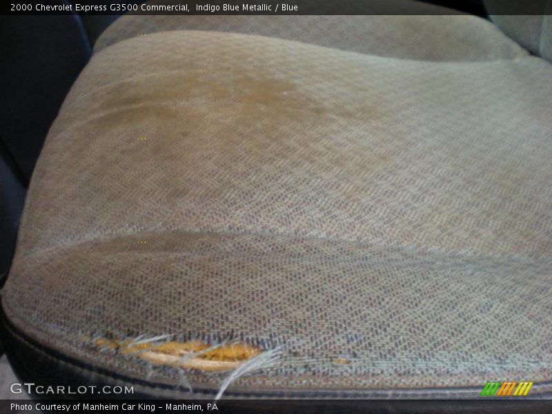 Indigo Blue Metallic / Blue 2000 Chevrolet Express G3500 Commercial