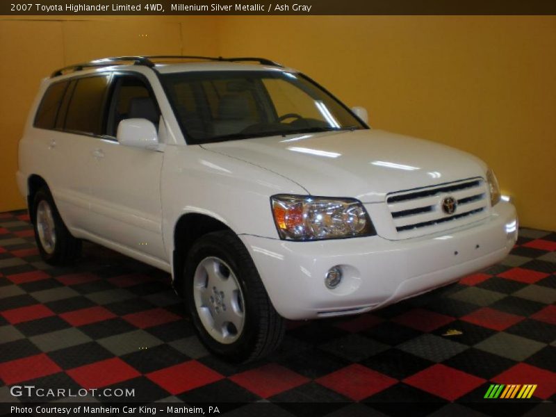 Millenium Silver Metallic / Ash Gray 2007 Toyota Highlander Limited 4WD