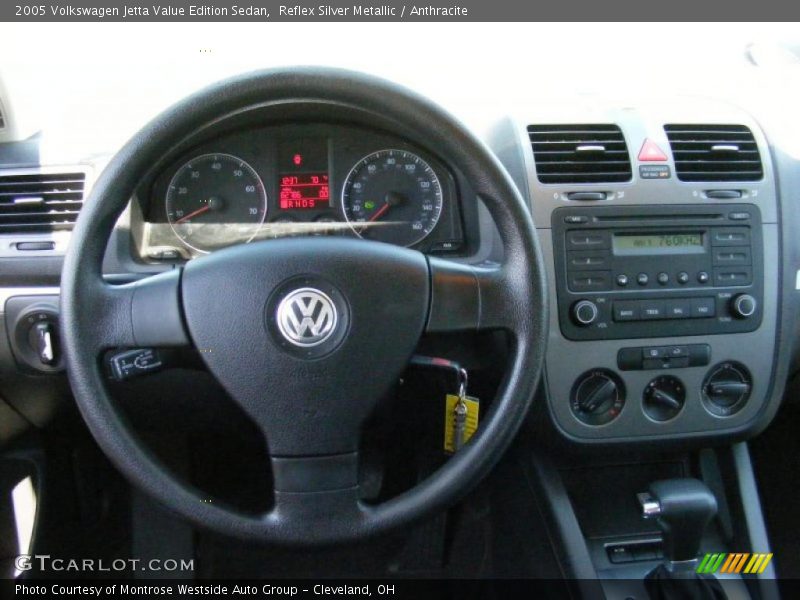 Reflex Silver Metallic / Anthracite 2005 Volkswagen Jetta Value Edition Sedan