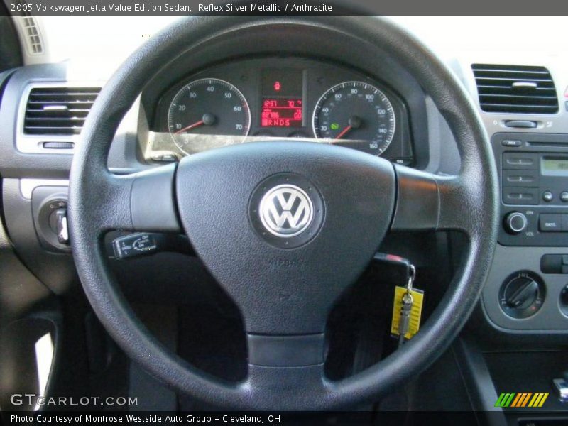 Reflex Silver Metallic / Anthracite 2005 Volkswagen Jetta Value Edition Sedan