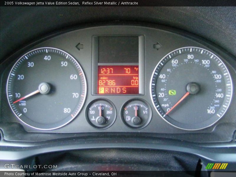 Reflex Silver Metallic / Anthracite 2005 Volkswagen Jetta Value Edition Sedan