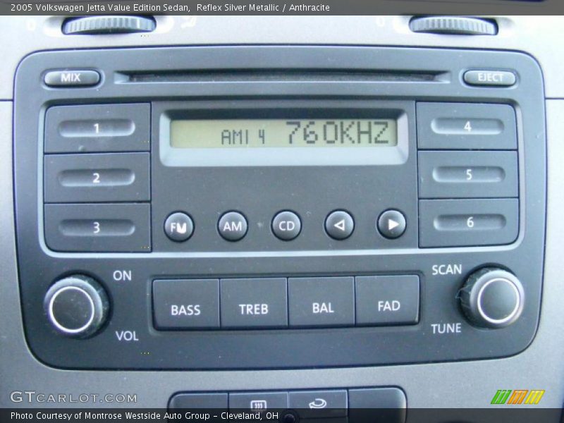 Reflex Silver Metallic / Anthracite 2005 Volkswagen Jetta Value Edition Sedan
