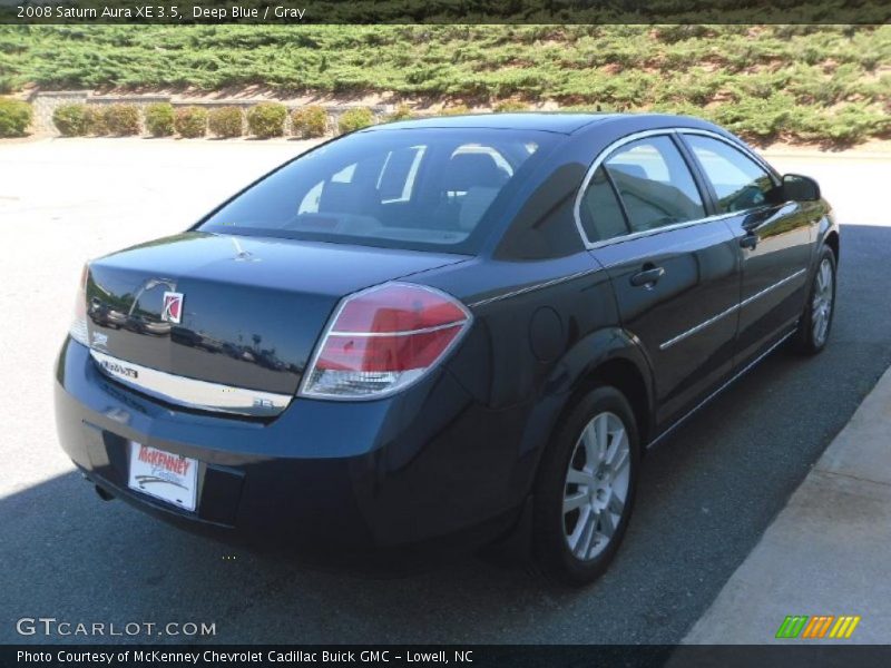 Deep Blue / Gray 2008 Saturn Aura XE 3.5