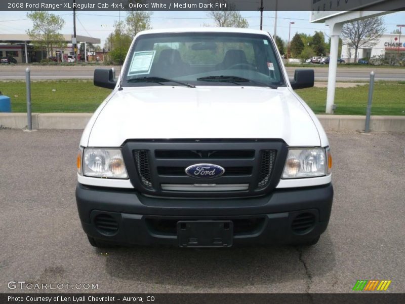 Oxford White / Medium Dark Flint 2008 Ford Ranger XL Regular Cab 4x4