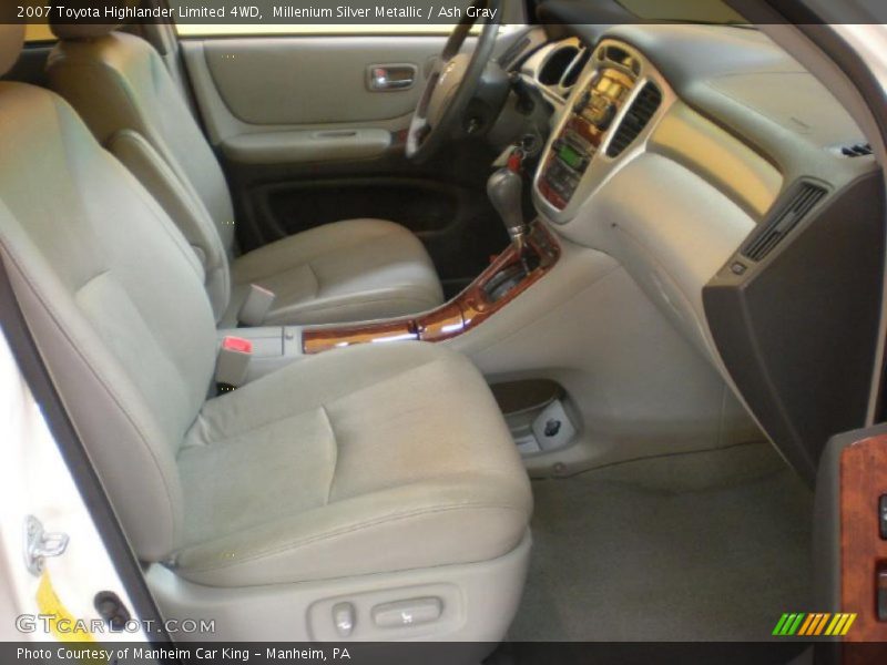 Millenium Silver Metallic / Ash Gray 2007 Toyota Highlander Limited 4WD