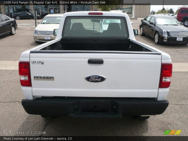 Oxford White / Medium Dark Flint 2008 Ford Ranger XL Regular Cab 4x4