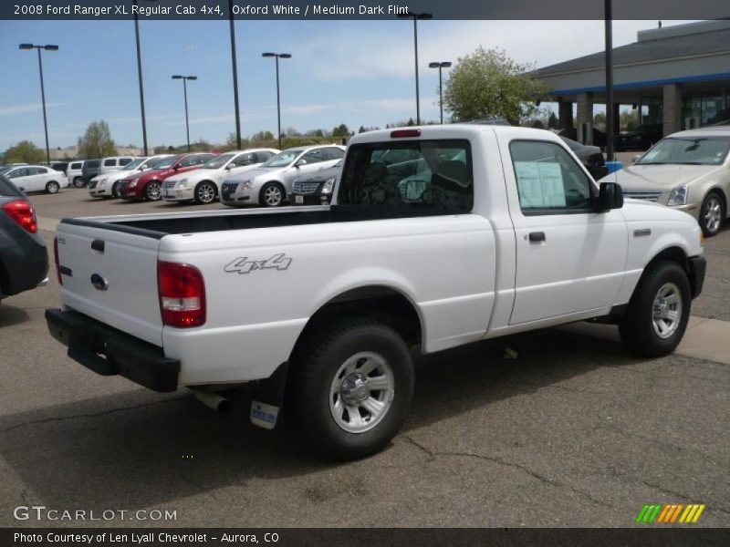Oxford White / Medium Dark Flint 2008 Ford Ranger XL Regular Cab 4x4