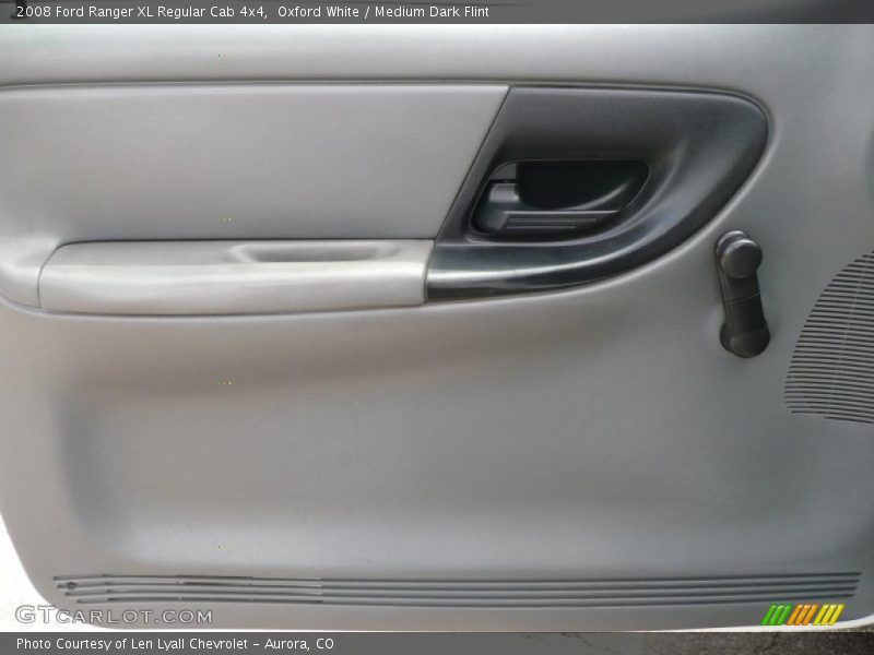 Oxford White / Medium Dark Flint 2008 Ford Ranger XL Regular Cab 4x4
