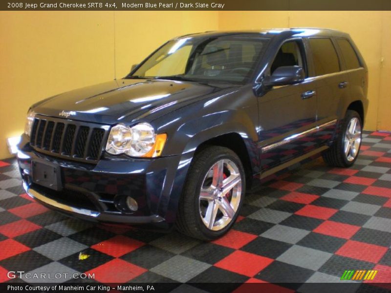 Modern Blue Pearl / Dark Slate Gray 2008 Jeep Grand Cherokee SRT8 4x4