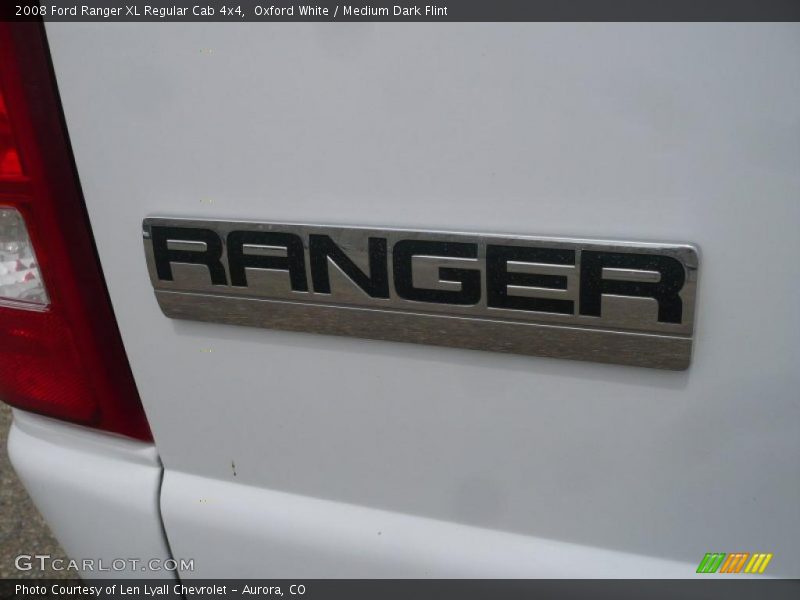 Oxford White / Medium Dark Flint 2008 Ford Ranger XL Regular Cab 4x4