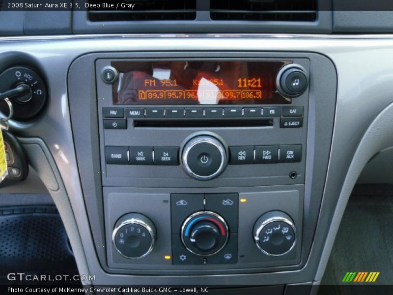Deep Blue / Gray 2008 Saturn Aura XE 3.5