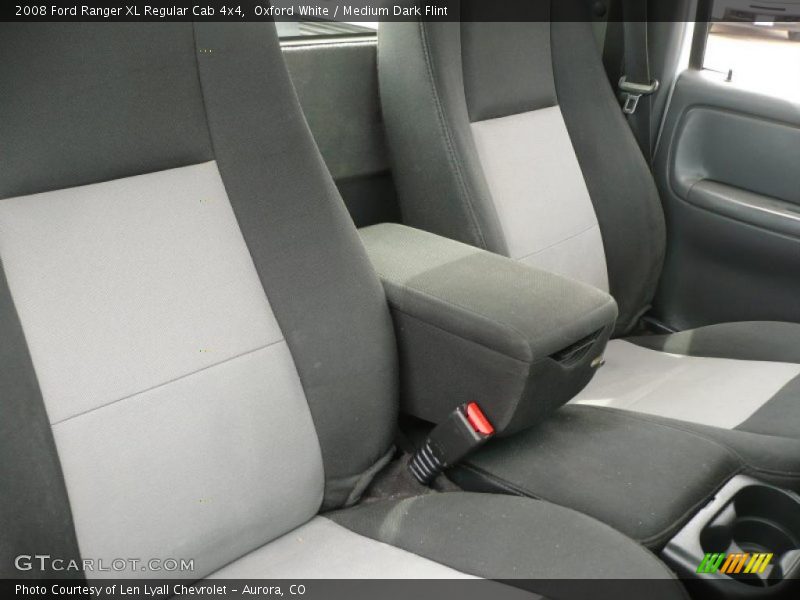 Oxford White / Medium Dark Flint 2008 Ford Ranger XL Regular Cab 4x4