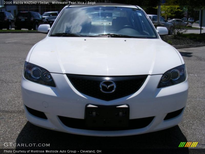 Whitewater Pearl Mica / Beige 2006 Mazda MAZDA3 i Sedan