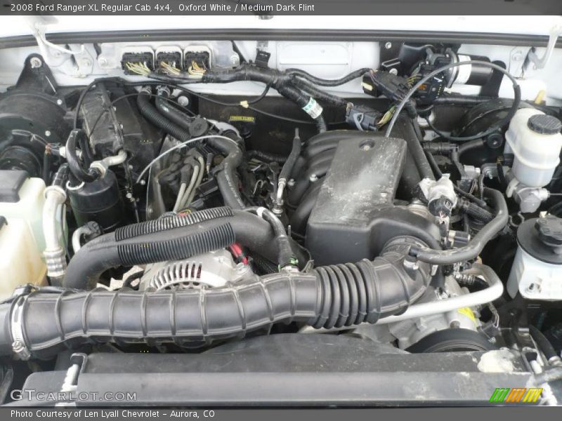 Oxford White / Medium Dark Flint 2008 Ford Ranger XL Regular Cab 4x4