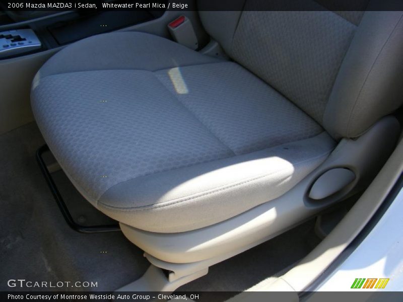 Whitewater Pearl Mica / Beige 2006 Mazda MAZDA3 i Sedan
