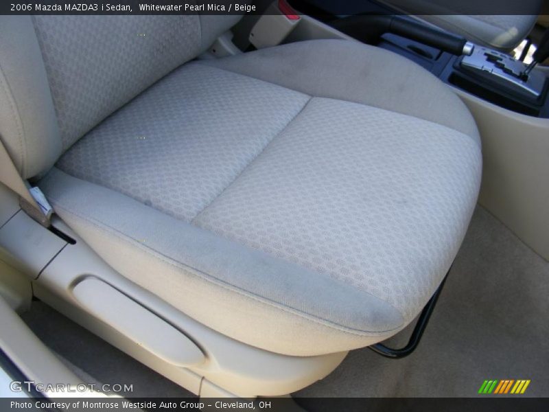 Whitewater Pearl Mica / Beige 2006 Mazda MAZDA3 i Sedan