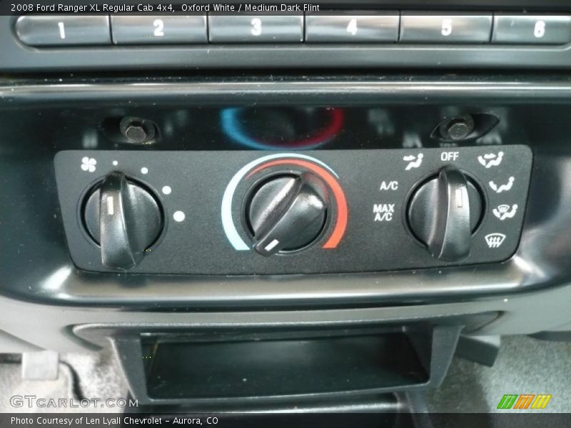 Oxford White / Medium Dark Flint 2008 Ford Ranger XL Regular Cab 4x4