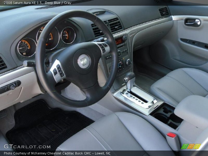 Deep Blue / Gray 2008 Saturn Aura XE 3.5