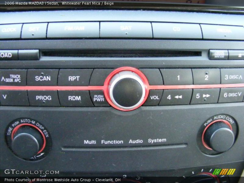 Whitewater Pearl Mica / Beige 2006 Mazda MAZDA3 i Sedan
