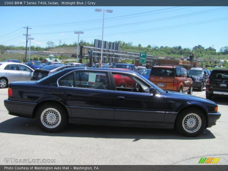 Midnight Blue / Grey 2000 BMW 7 Series 740iL Sedan