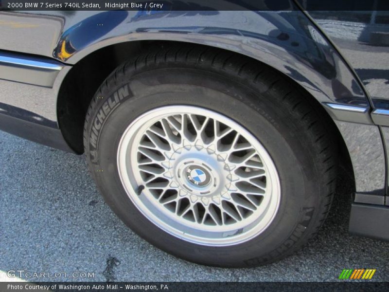 Midnight Blue / Grey 2000 BMW 7 Series 740iL Sedan
