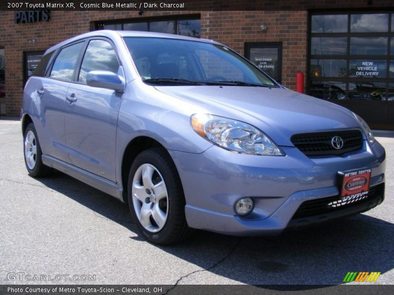 Cosmic Blue Metallic / Dark Charcoal 2007 Toyota Matrix XR