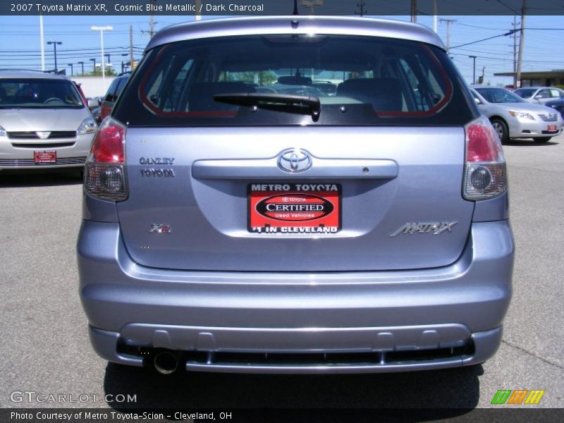 Cosmic Blue Metallic / Dark Charcoal 2007 Toyota Matrix XR