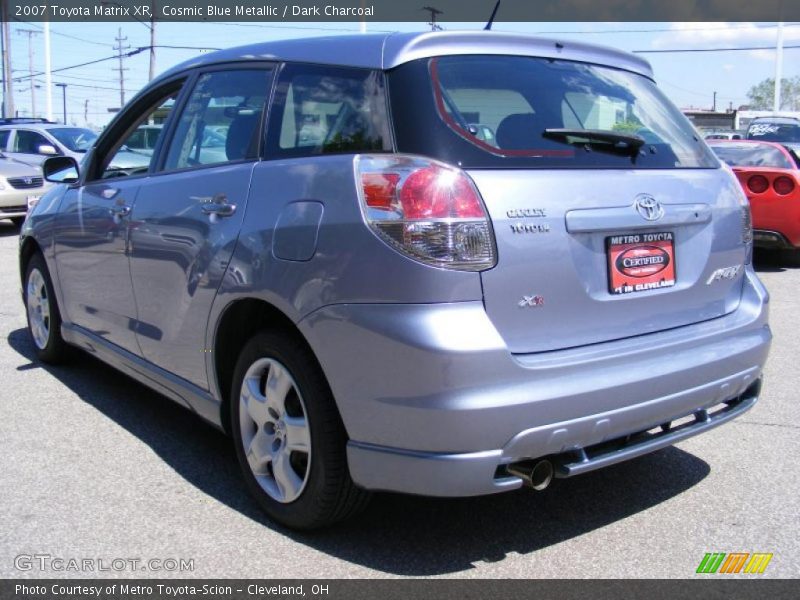 Cosmic Blue Metallic / Dark Charcoal 2007 Toyota Matrix XR