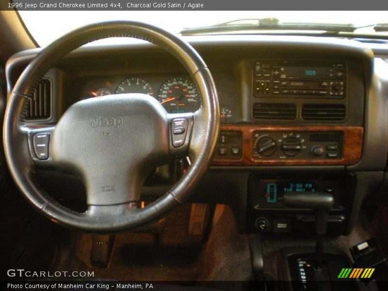 Charcoal Gold Satin / Agate 1996 Jeep Grand Cherokee Limited 4x4