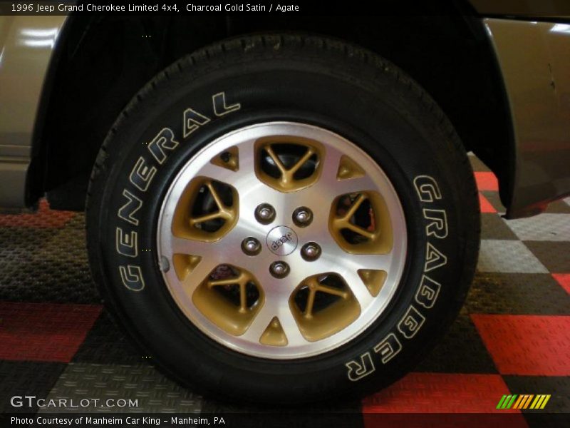 Charcoal Gold Satin / Agate 1996 Jeep Grand Cherokee Limited 4x4