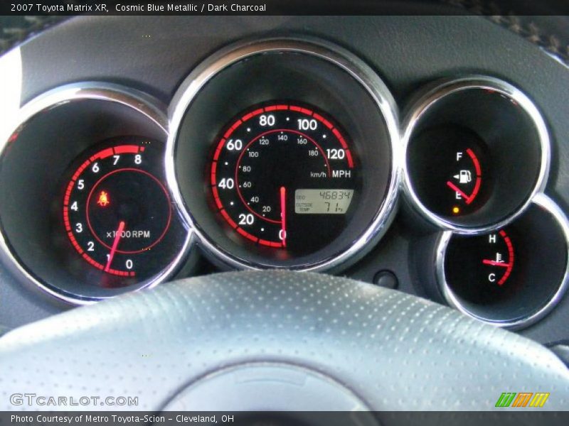 Cosmic Blue Metallic / Dark Charcoal 2007 Toyota Matrix XR