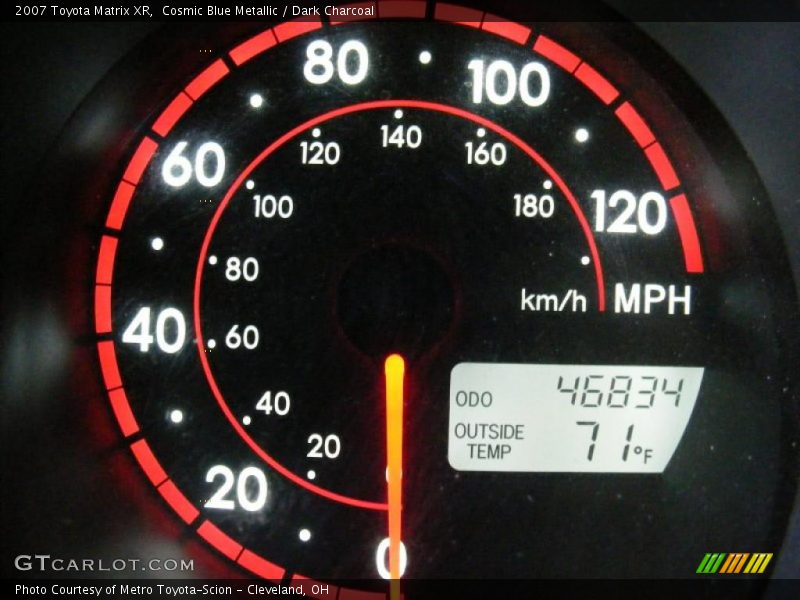 Cosmic Blue Metallic / Dark Charcoal 2007 Toyota Matrix XR