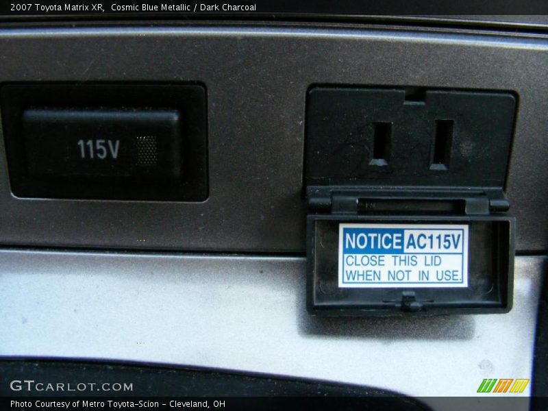 Cosmic Blue Metallic / Dark Charcoal 2007 Toyota Matrix XR