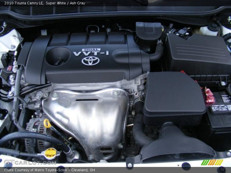 Super White / Ash Gray 2010 Toyota Camry LE