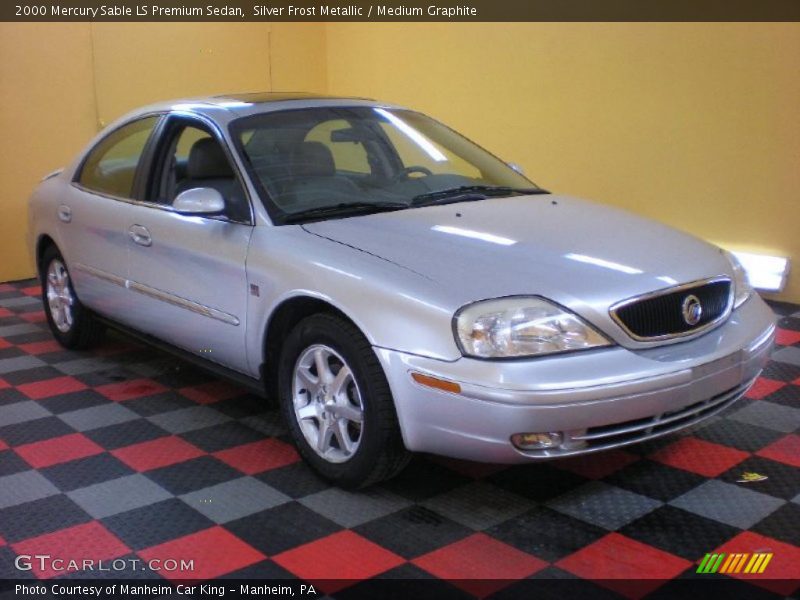 Silver Frost Metallic / Medium Graphite 2000 Mercury Sable LS Premium Sedan