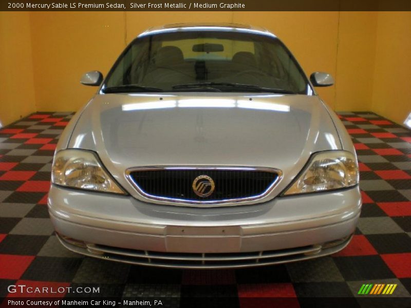 Silver Frost Metallic / Medium Graphite 2000 Mercury Sable LS Premium Sedan