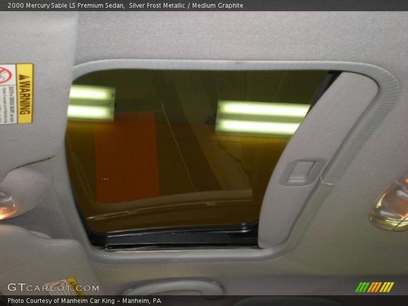 Silver Frost Metallic / Medium Graphite 2000 Mercury Sable LS Premium Sedan