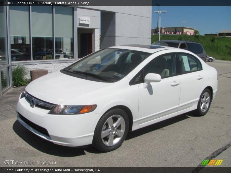 Taffeta White / Ivory 2007 Honda Civic EX Sedan