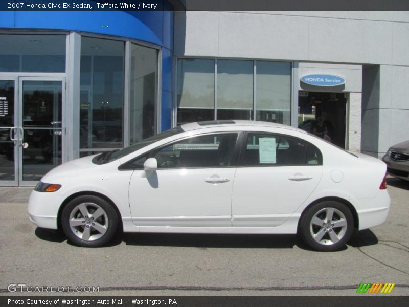 Taffeta White / Ivory 2007 Honda Civic EX Sedan