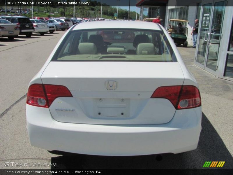 Taffeta White / Ivory 2007 Honda Civic EX Sedan