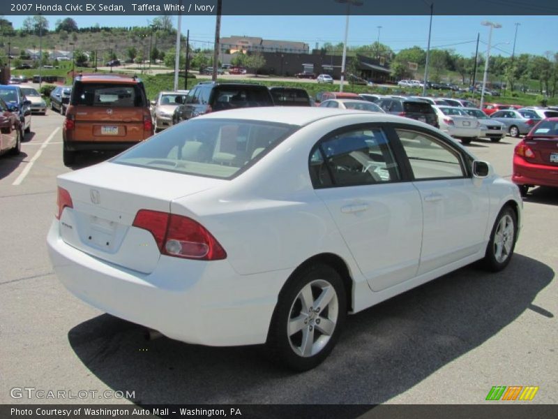 Taffeta White / Ivory 2007 Honda Civic EX Sedan