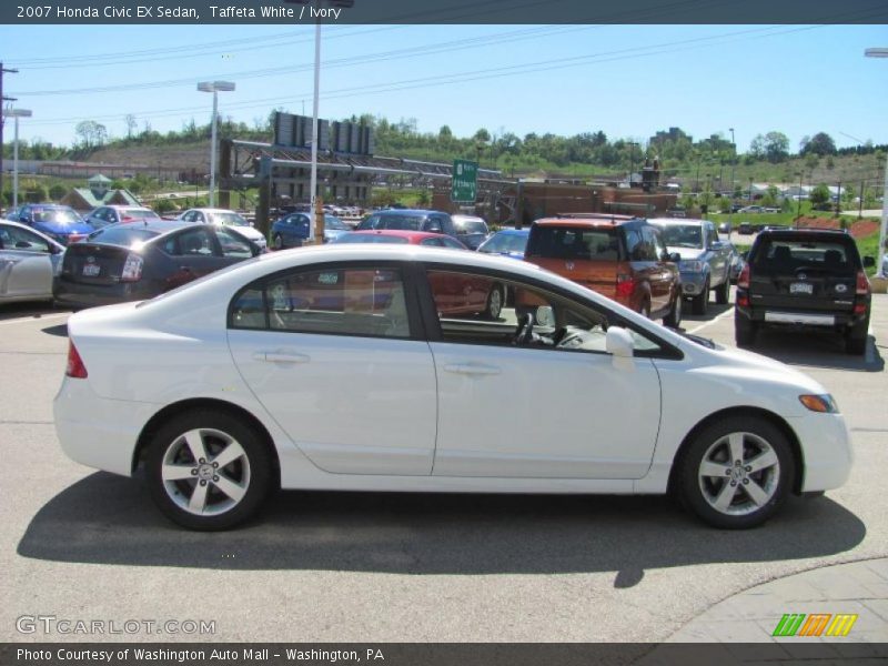 Taffeta White / Ivory 2007 Honda Civic EX Sedan