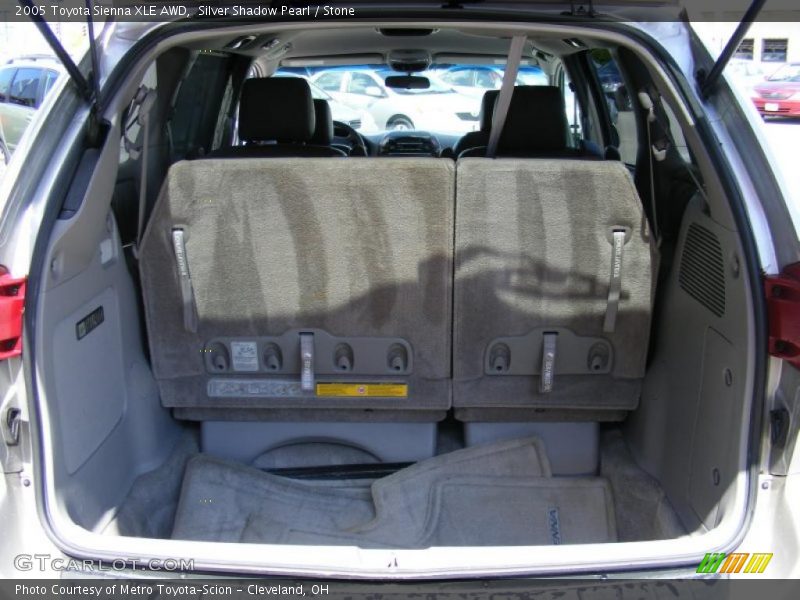 Silver Shadow Pearl / Stone 2005 Toyota Sienna XLE AWD