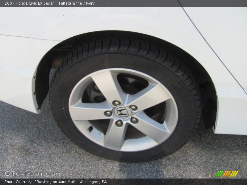 Taffeta White / Ivory 2007 Honda Civic EX Sedan