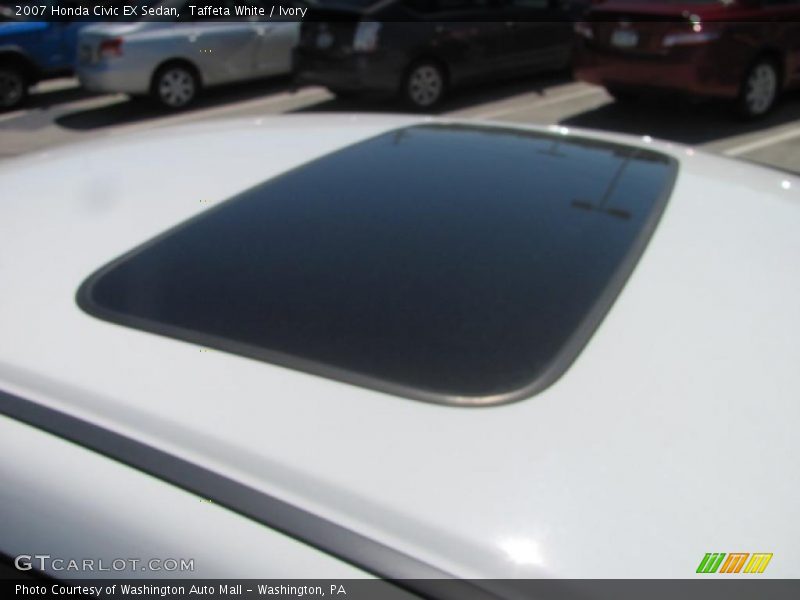 Taffeta White / Ivory 2007 Honda Civic EX Sedan