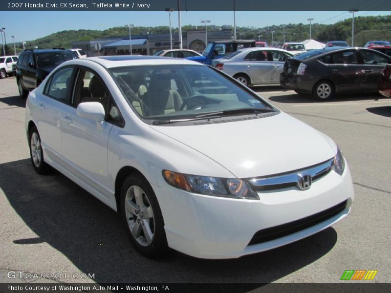 Taffeta White / Ivory 2007 Honda Civic EX Sedan
