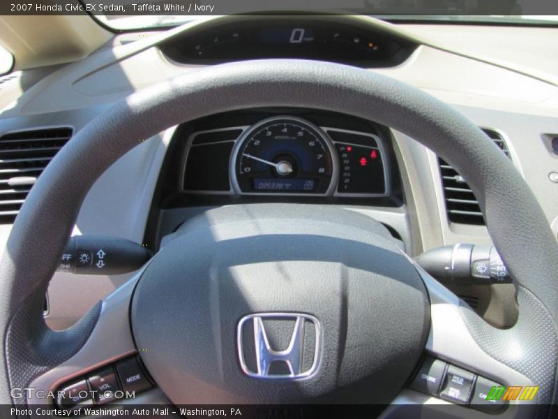 Taffeta White / Ivory 2007 Honda Civic EX Sedan