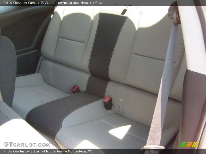 Inferno Orange Metallic / Gray 2010 Chevrolet Camaro SS Coupe