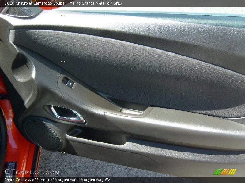 Inferno Orange Metallic / Gray 2010 Chevrolet Camaro SS Coupe